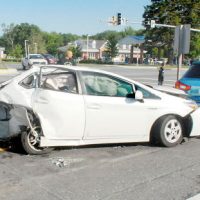 car pile up